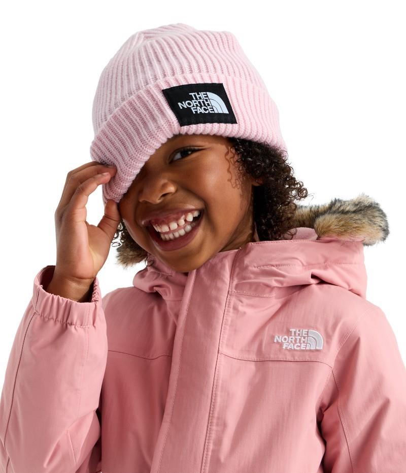 Salty Lined Beanie - Kids - pale blossom 1