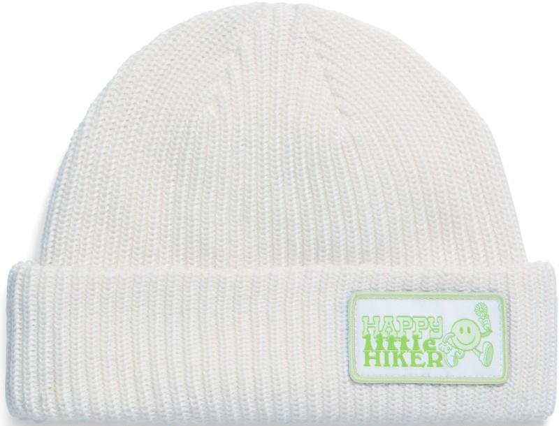 Salty Lined Beanie - Kids - white dune / hike patch 1