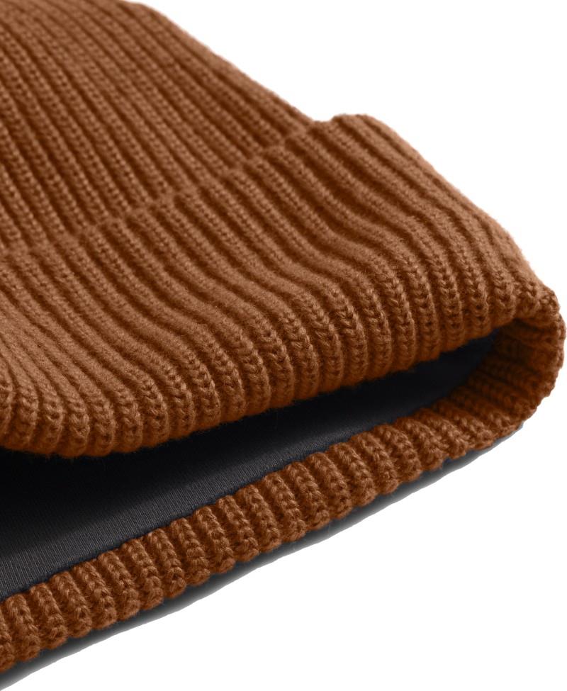 Salty Lined Beanie - burnt umber 1