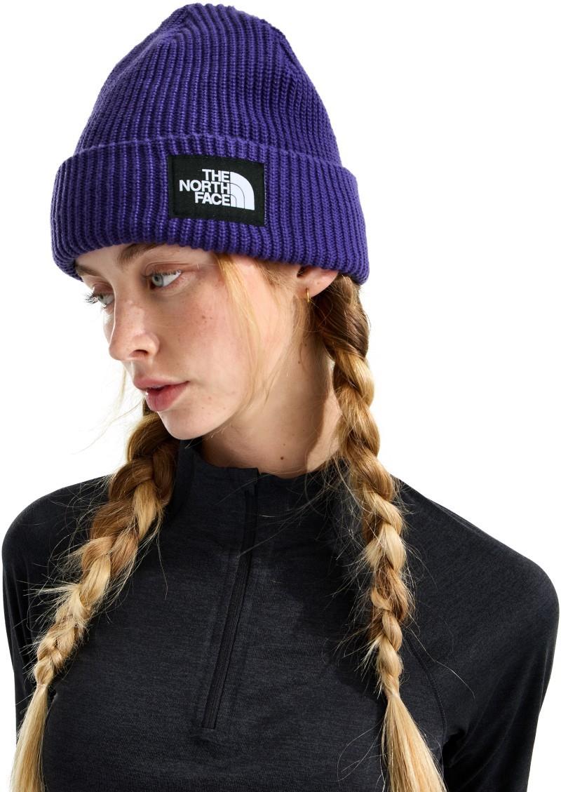 Salty Lined Beanie - peak purple 1