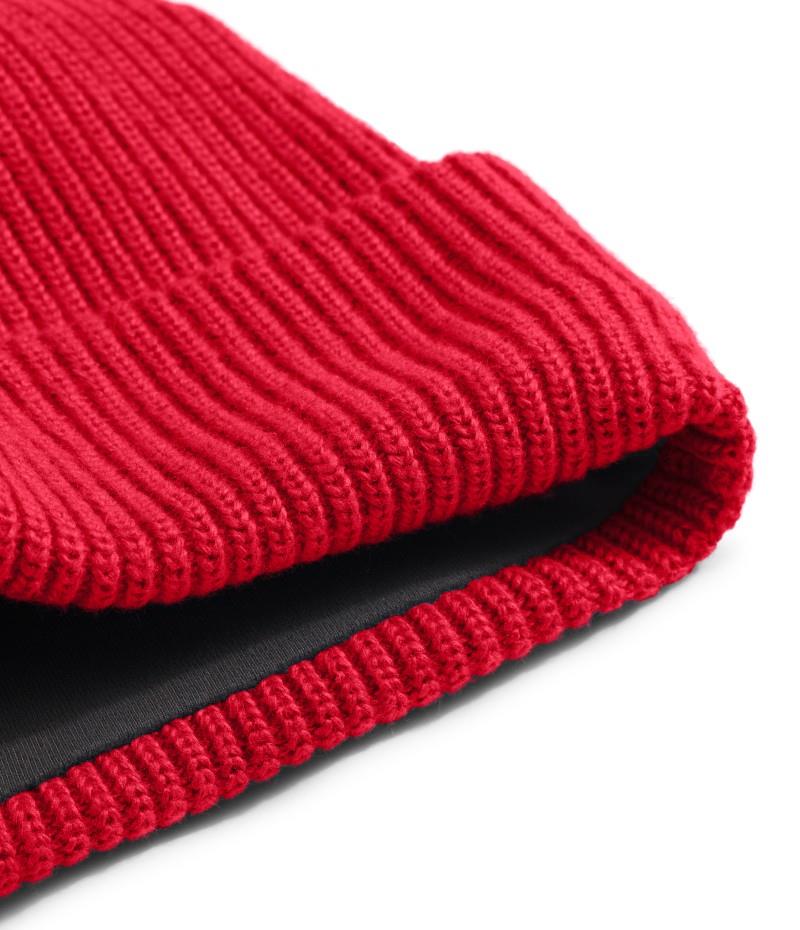 Salty Lined Beanie - tnf red 1