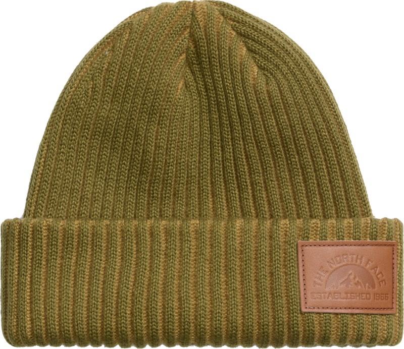 Salty Lined SE Beanie - caraway seed / leather patch 1