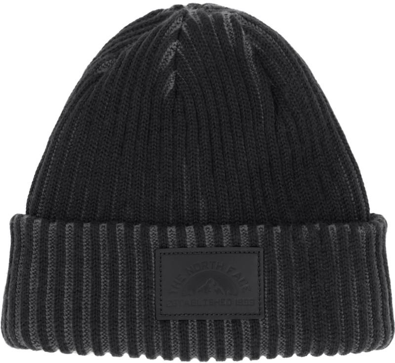 Salty Lined SE Beanie - tnf black / leather patch 1