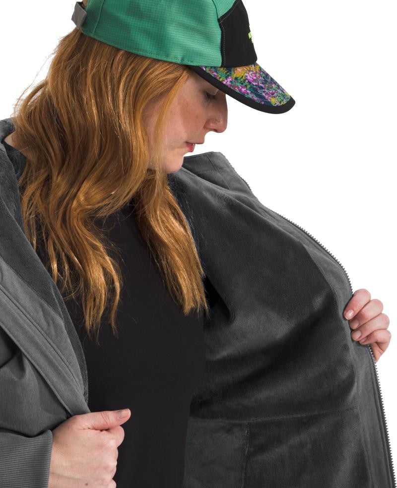 Shelbe Raschel Hoodie, Plus - Womens - smoked pearl heather 1