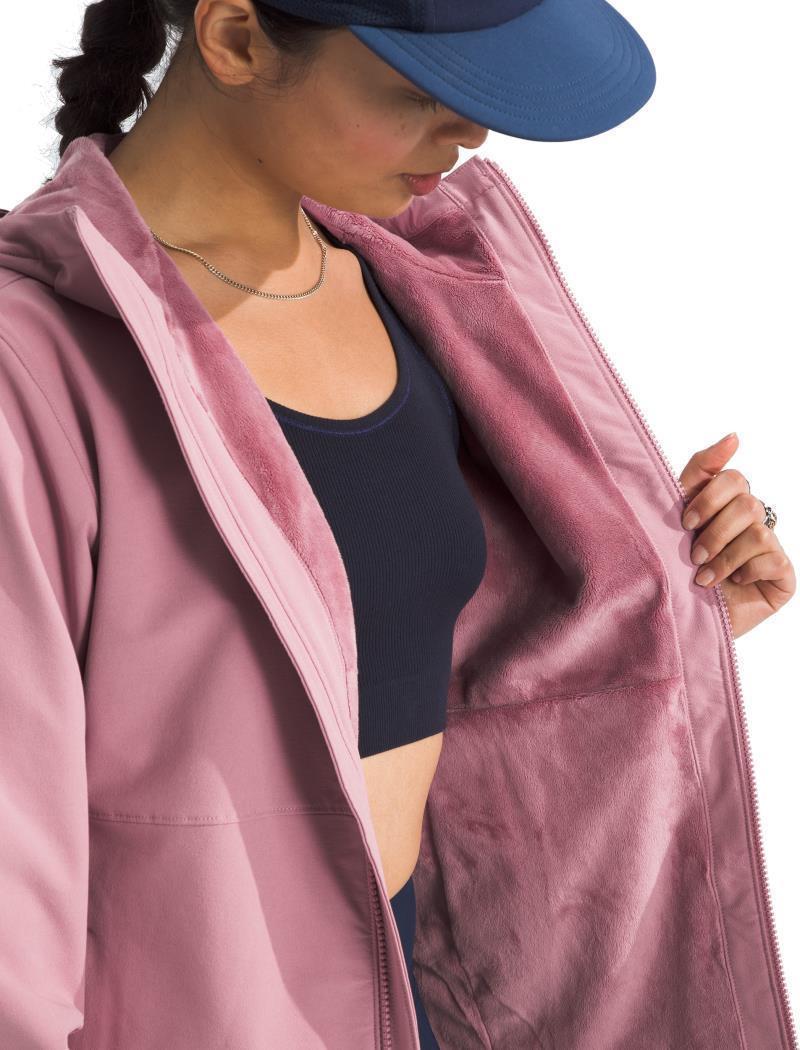 Shelbe Raschel Hoodie - Womens - mauve 1