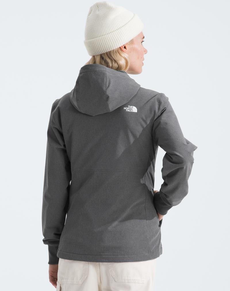 Shelbe Raschel Hoodie - Womens - smoked pearl heather 1