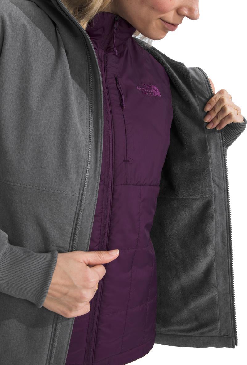 Shelbe Raschel Hoodie - Womens - smoked pearl heather 1