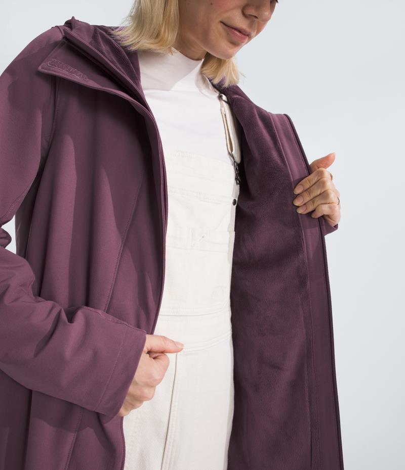 Shelbe Raschel Parka - Womens - midnight mauve 1