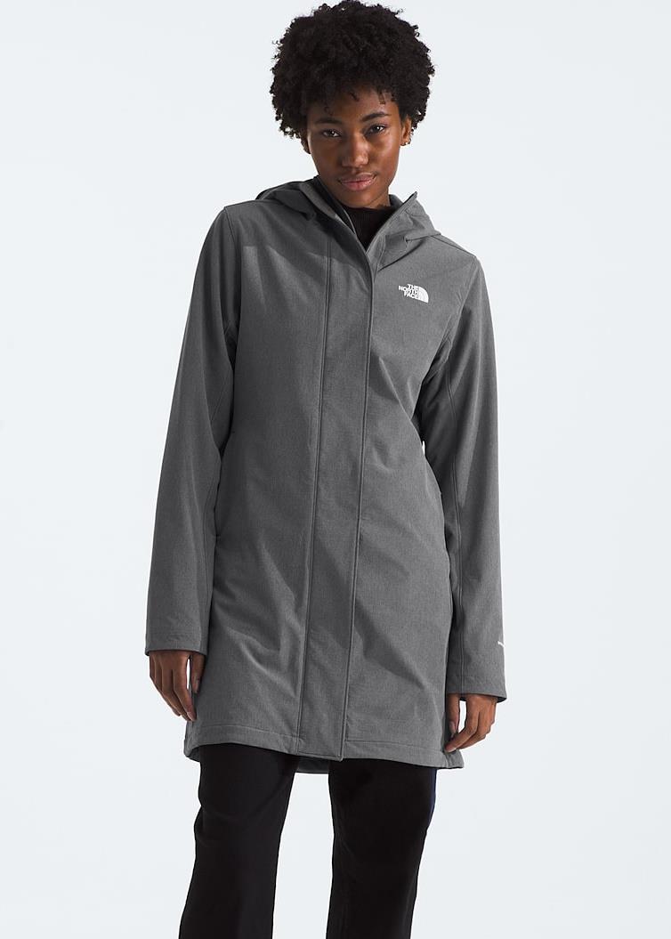 Shelbe Raschel Parka - Womens - smoked pearl heather 1