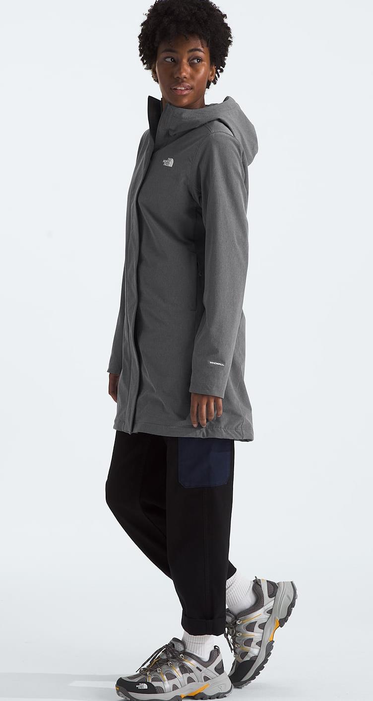 Shelbe Raschel Parka - Womens - smoked pearl heather 1