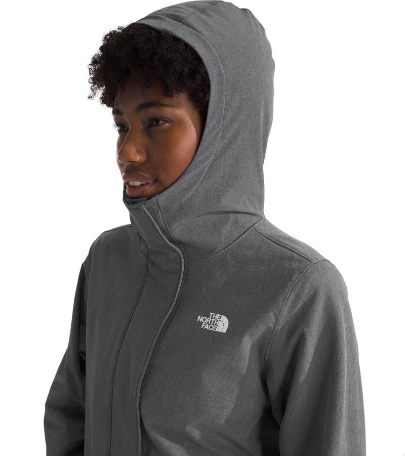 Shelbe Raschel Parka - Womens - smoked pearl heather 1