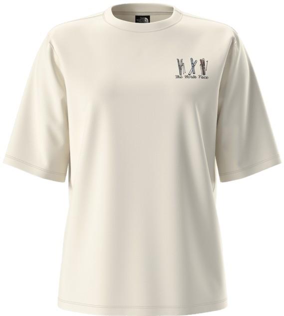 Ski Embro Boxy Graphic SS Tee - Womens - white dune 1
