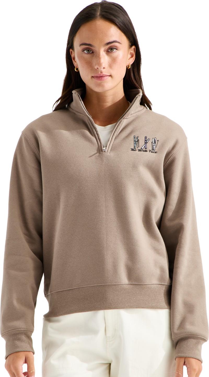 Ski Embro Graphic Quarter Zip - Womens - garnet 1