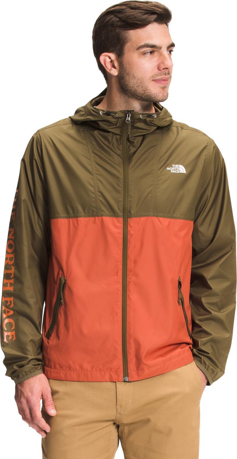 Sleeve Graphic Cyclone Hoodie - Mens - Military Olive / Burnt Ochre 1