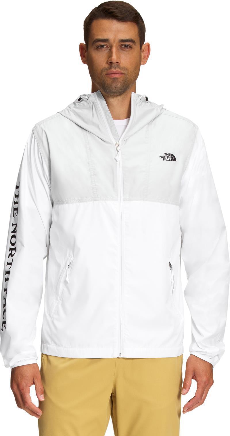 Sleeve Graphic Cyclone Hoodie - Mens - Tin Grey / TNF White 1