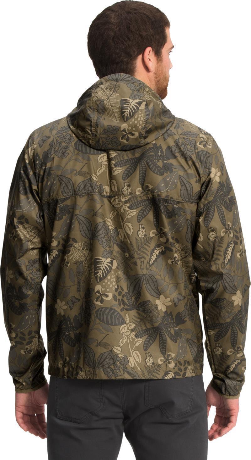Sleeve Graphic Cyclone Hoodie - Mens - military olive / burnt ochre 1