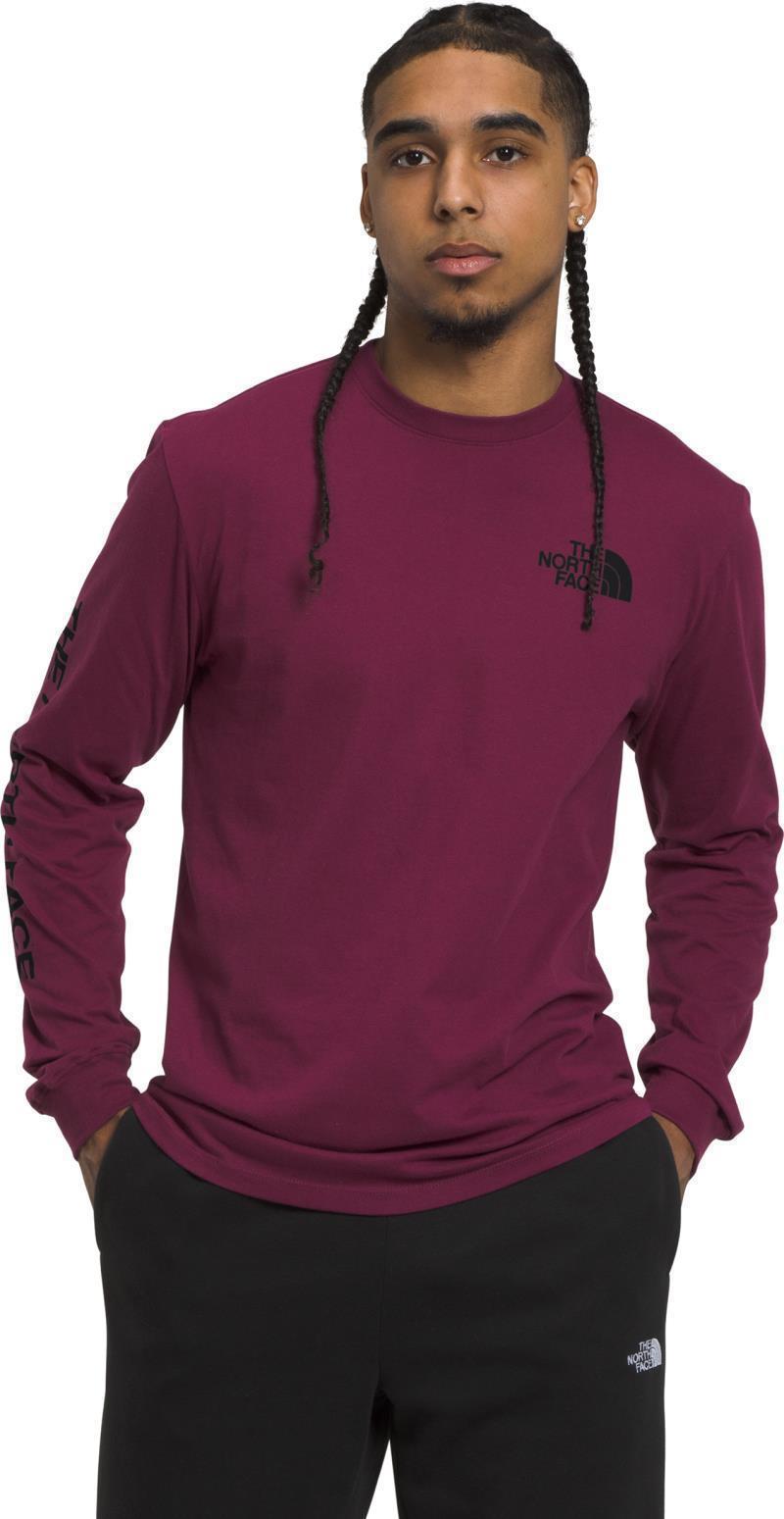 Sleeve Hit Graphic LS Tee - Mens - Boysenberry / TNF Black 1