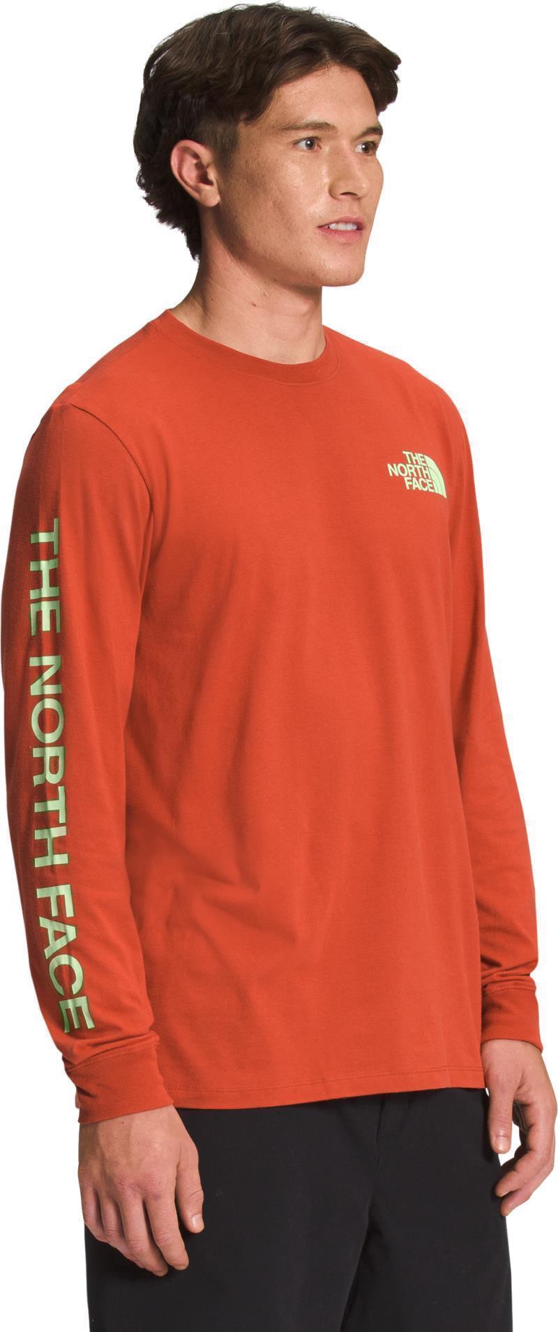 Sleeve Hit Graphic LS Tee - Mens - Rusted Bronze / Lime Cream 2