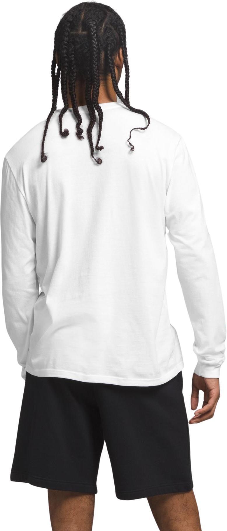 Sleeve Hit Graphic LS Tee - Mens - TNF White / Optic Blue 2