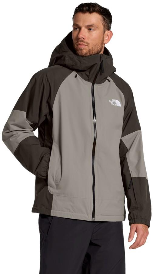Slider Jacket - Mens - stone slab / dark chestnut 1