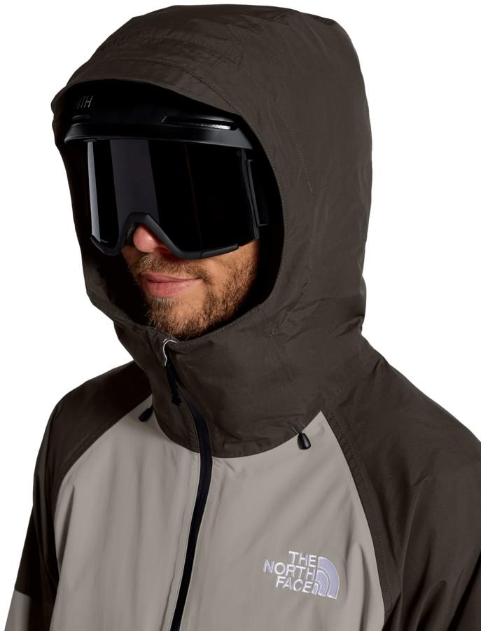 Slider Jacket - Mens - stone slab / dark chestnut 1