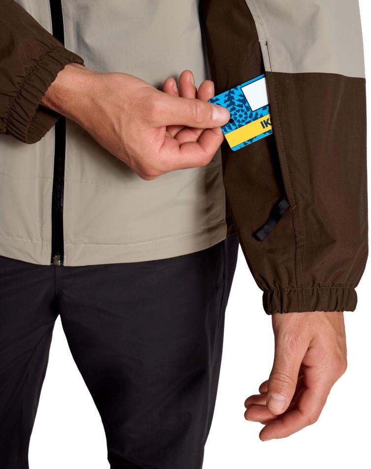 Slider Jacket - Mens - stone slab / dark chestnut 1