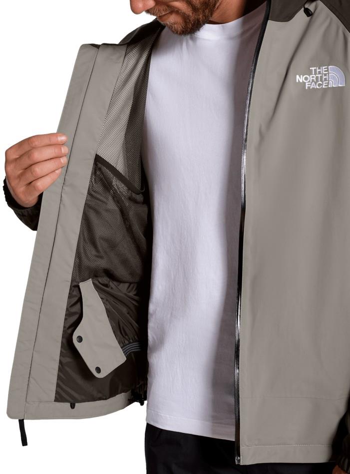 Slider Jacket - Mens - stone slab / dark chestnut 1