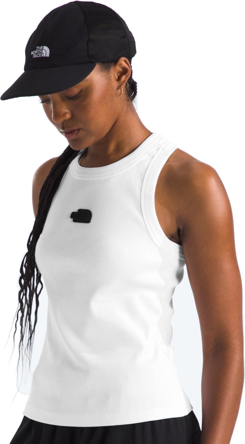 Slim Rib Tank - Womens - tnf white 1