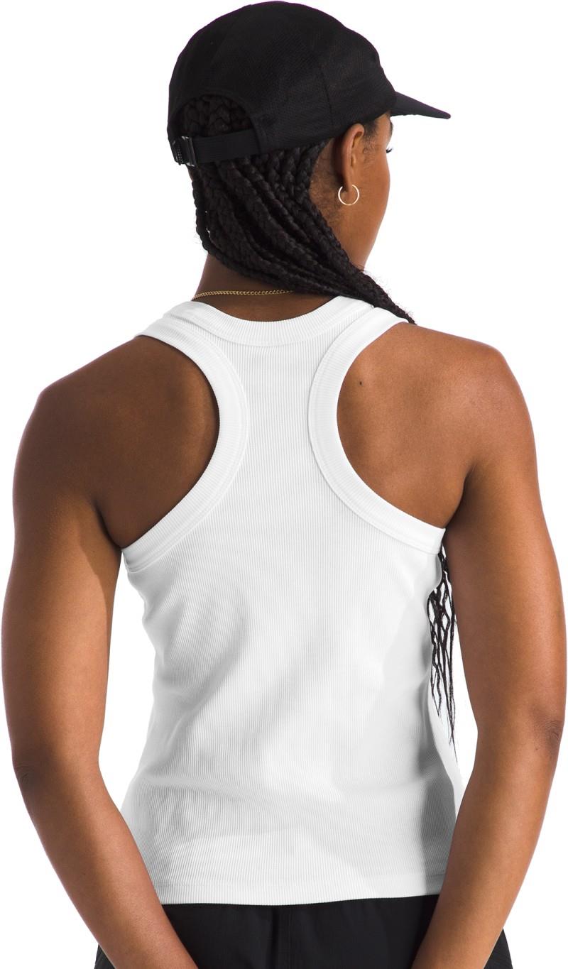 Slim Rib Tank - Womens - tnf white 1