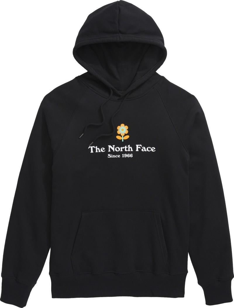 Strange Colorful World Flower Graphic Hoodie - Womens - tnf black 1