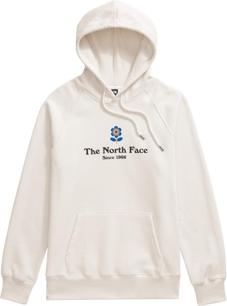 Strange Colorful World Flower Graphic Hoodie - Womens - white dune 1