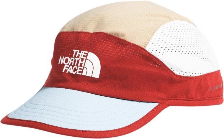 Summer LT Run Hat - Iron Red / Gravel / Barely Blue 1