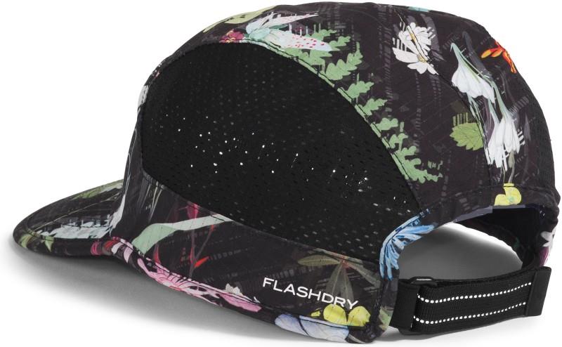Summer LT Run Hat - tnf black alpine floral print 1