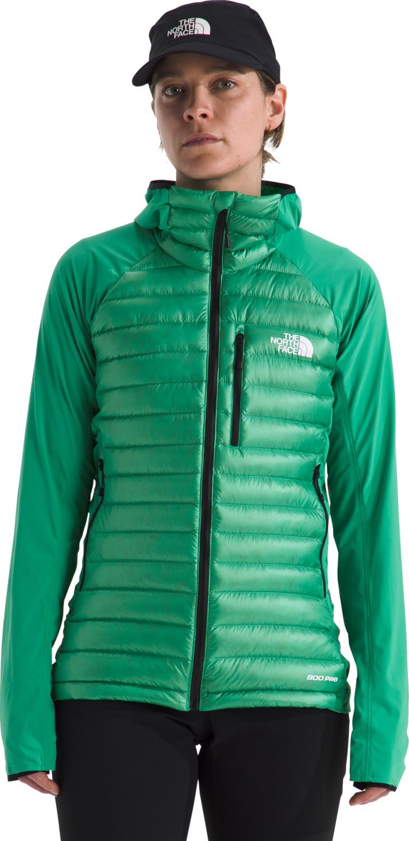 Summit Breithorn LT Hybrid Hoodie - Womens - nebula green 1