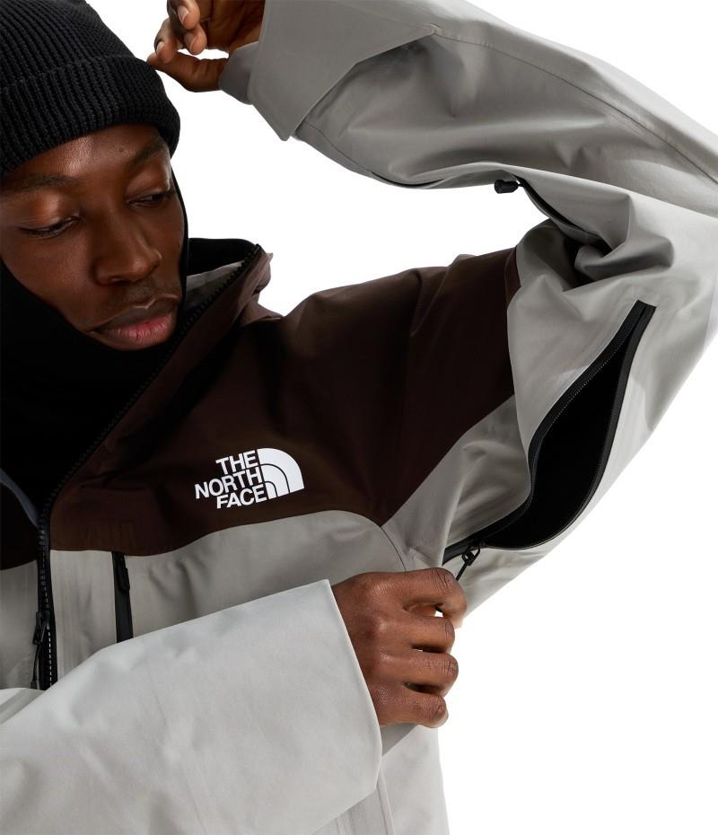 Summit Eastwall GTX Jacket - Mens - dark chestnut / stone slab 1
