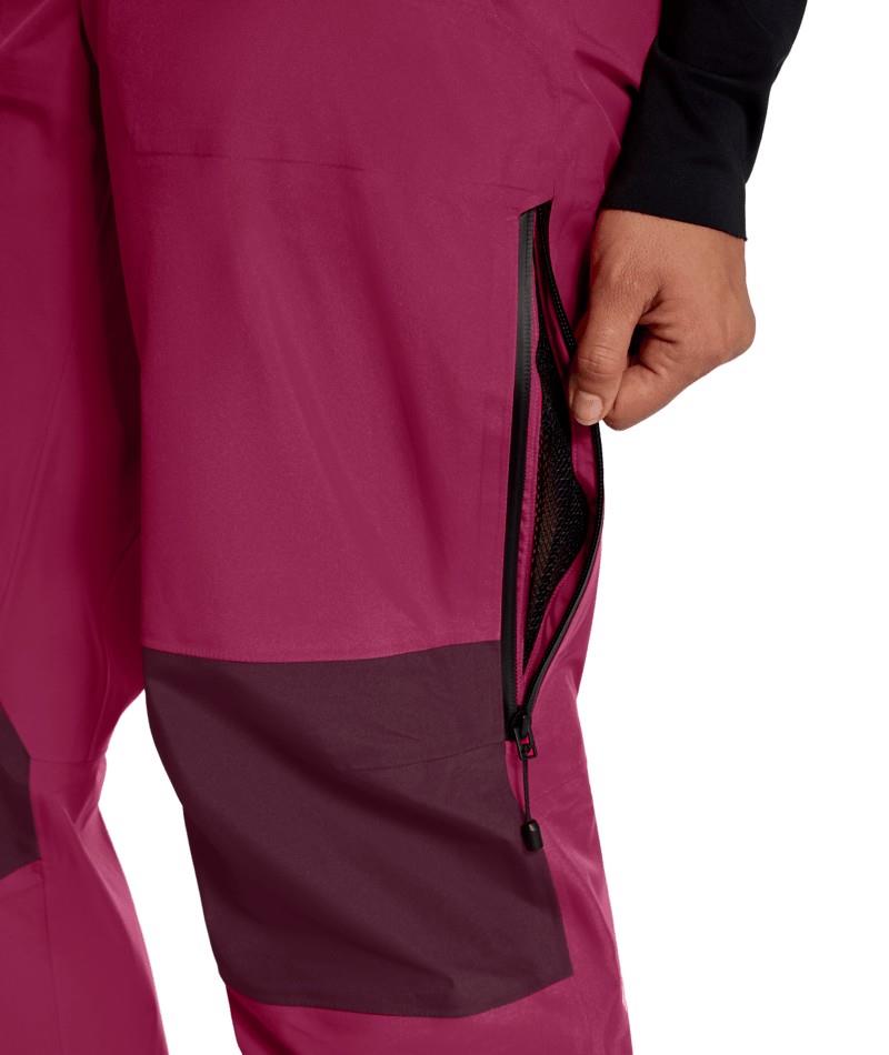 Summit Eastwall GTX Pants, Long - Womens - lali guran / burgundy crush 1