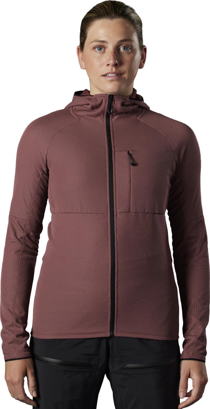Summit FutureFleece Full Zip Hoodie - Womens - Wild Ginger 2