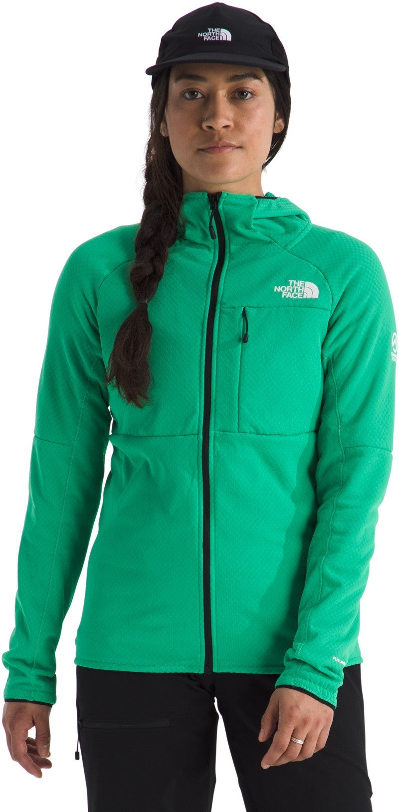 Summit FutureFleece Full Zip Hoodie - Womens - nebula green 1