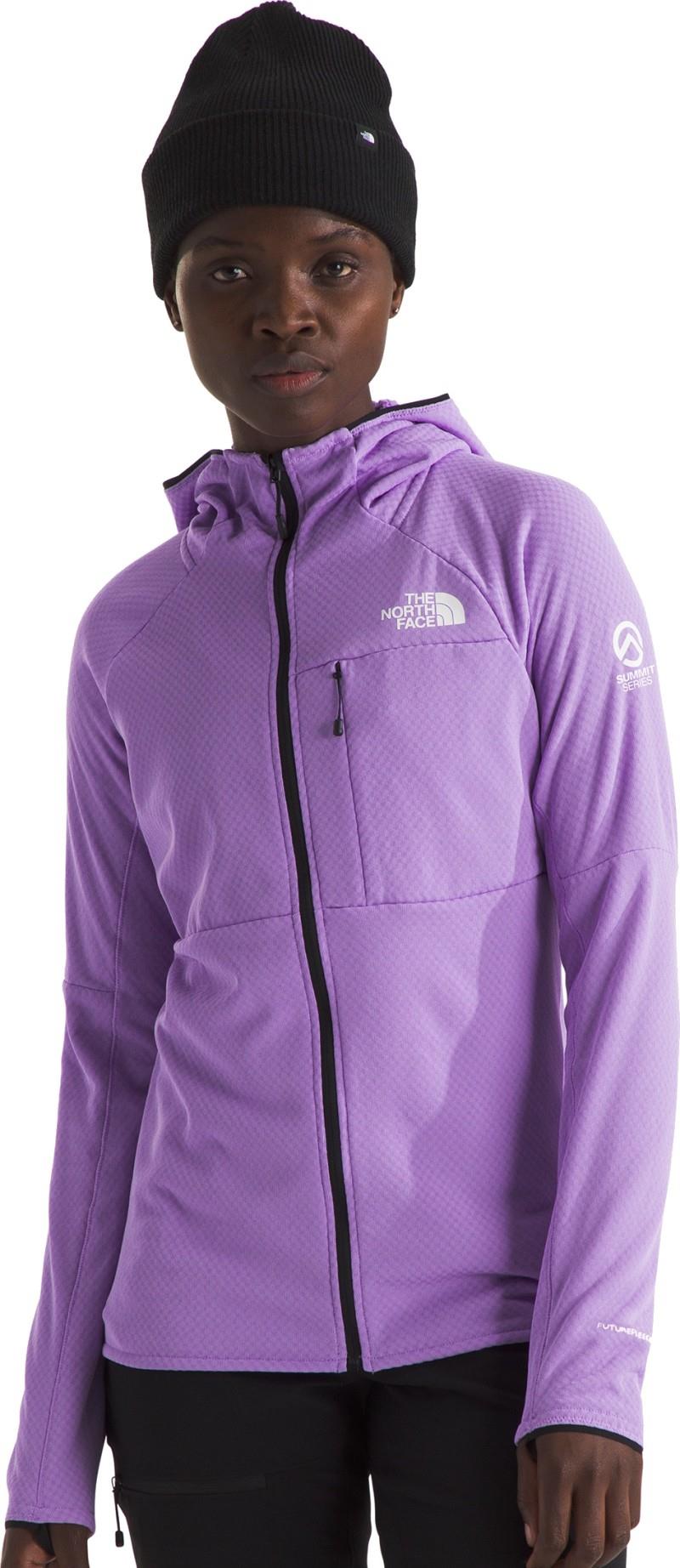 Summit FutureFleece Full Zip Hoodie - Womens - purple granite 1