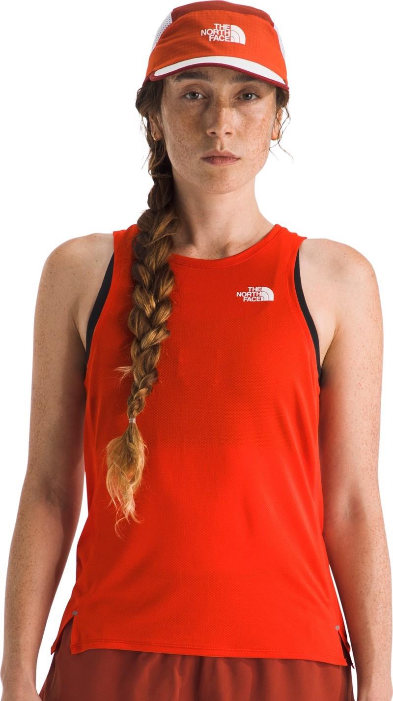 Summit High Trail Tank - Womens - lava red 1
