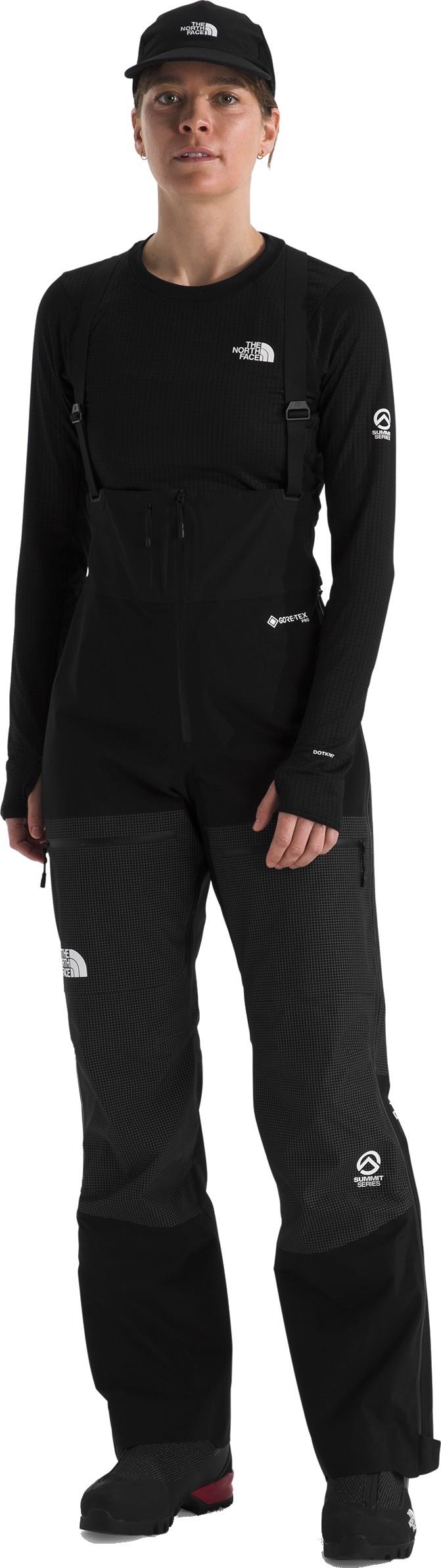 Summit Mountain GTX Pro Bibs, Reg - Womens - tnf black 1