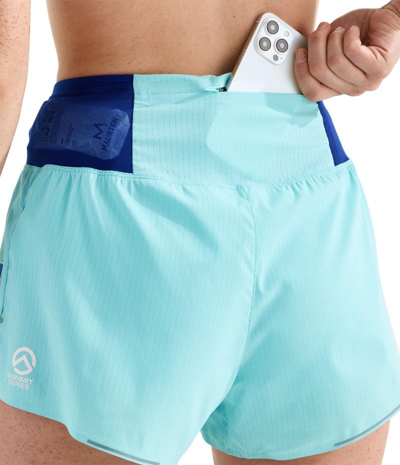 Summit Pacesetter Graphic Shorts, 3" Inseam - Womens - canal blue 1