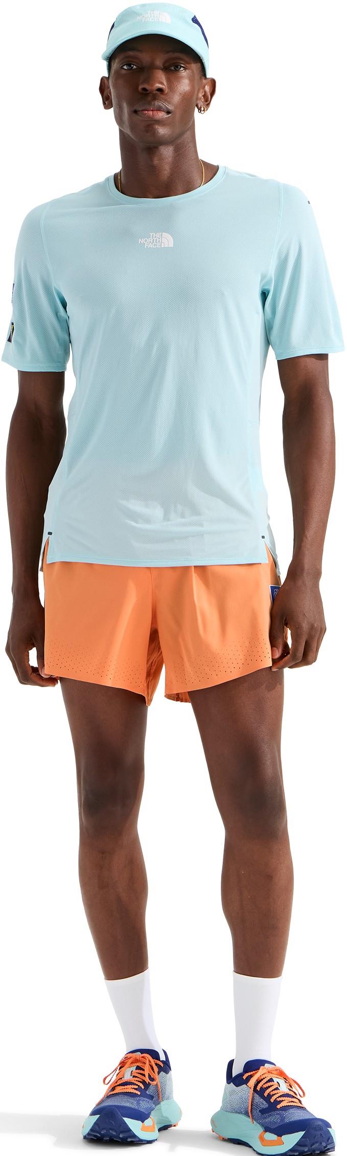 Summit Pacesetter Graphic Shorts, 5" Inseam - Mens - papaya 1