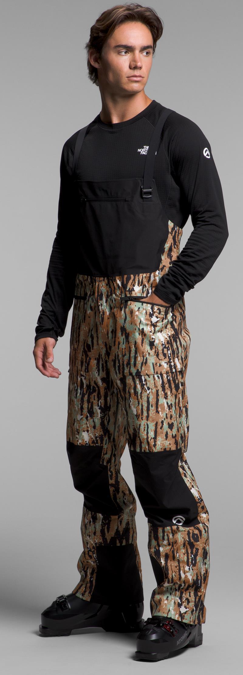 Summit Verbier GTX Bib, Long - Mens - Almond Butter Pitcher Plant Print 3