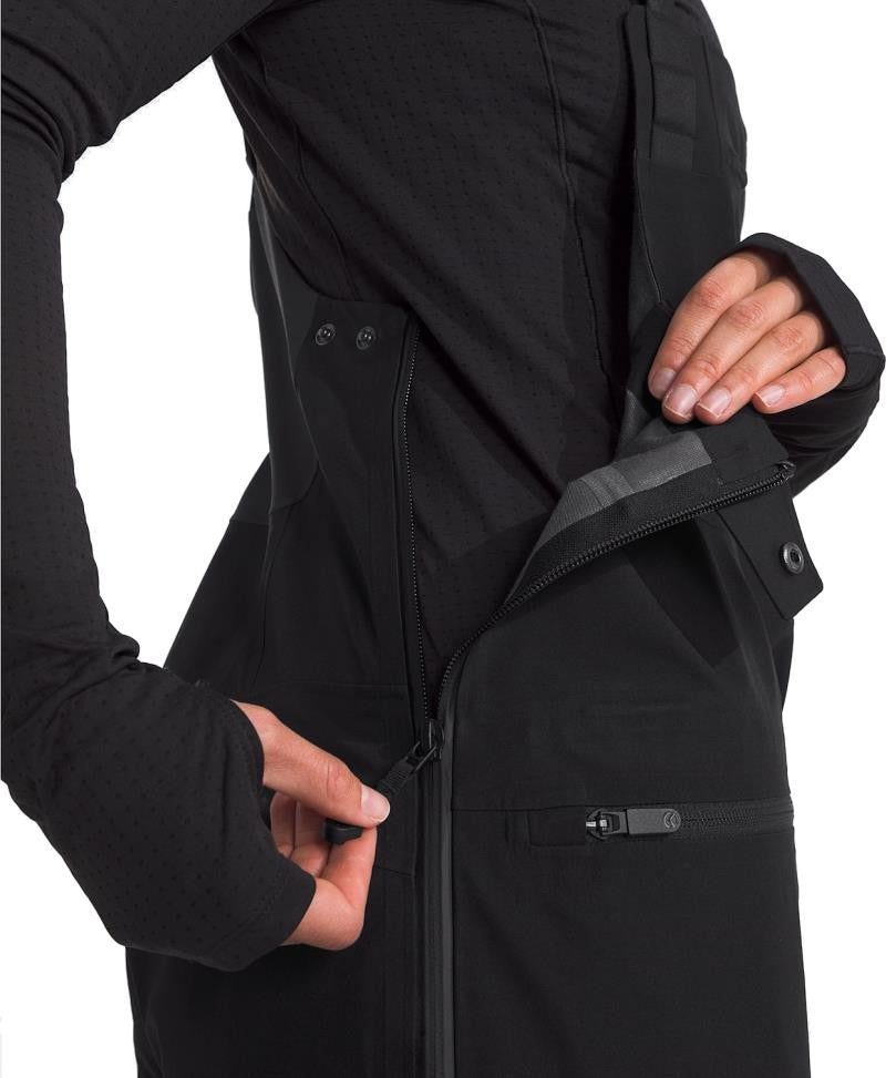 Summit Verbier GTX Bibs, Long - Womens - tnf black 1