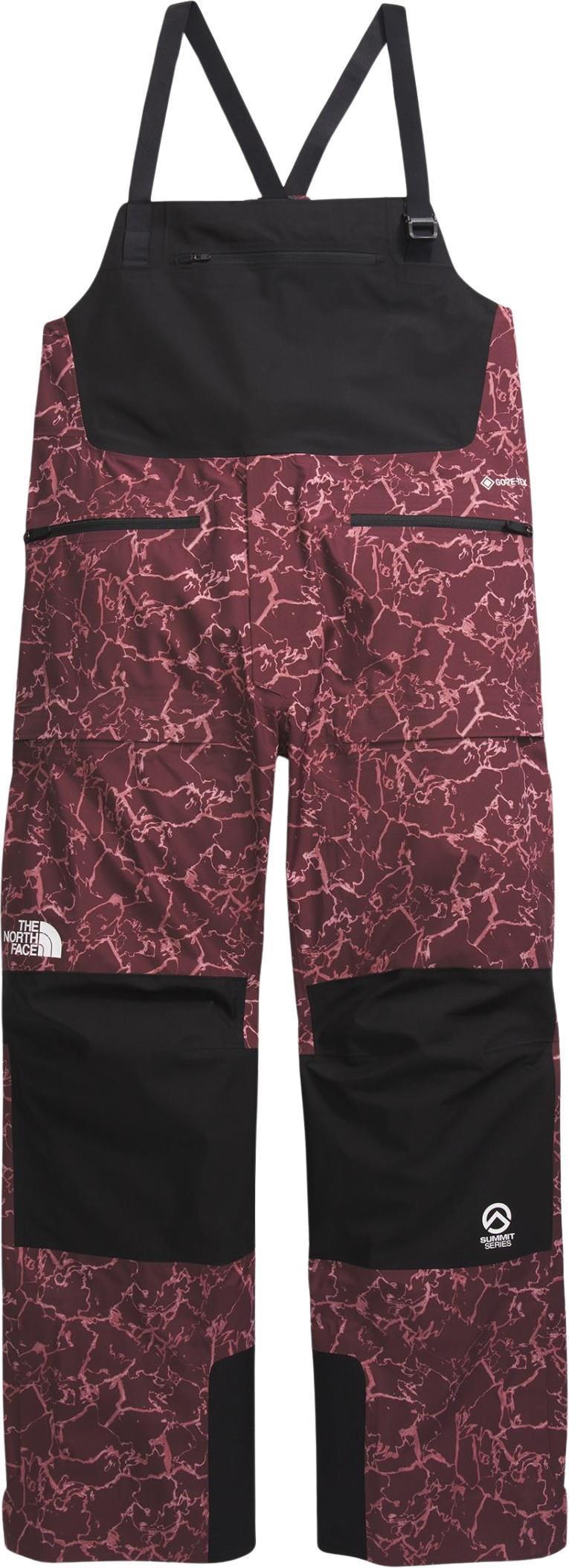 Summit Verbier GTX Bibs, Reg - Mens - alpine plum glacial fracture print 1