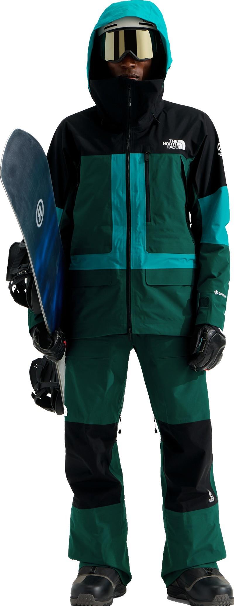 Summit Verbier GTX Bibs, Reg - Mens - pacific teal / tnf black 1