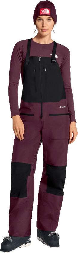 Summit Verbier GTX Bibs, Reg - Womens - burgundy crush / tnf black 1