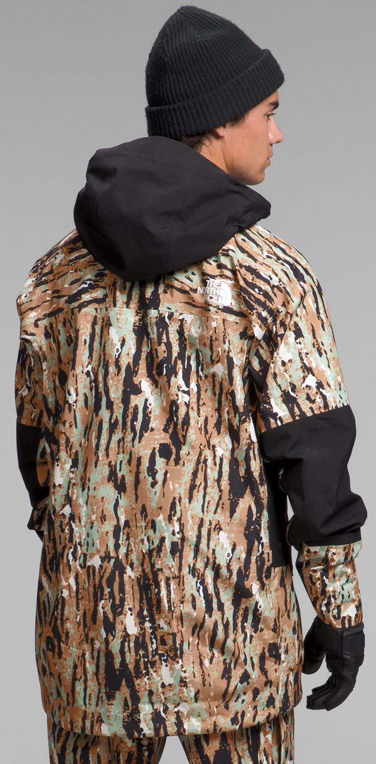 Summit Verbier GTX Jacket - Mens - Almond Butter Pitcher Plant Print 3