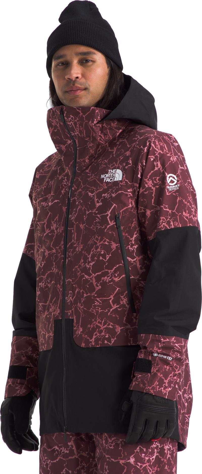 Summit Verbier GTX Jacket - Mens - alpine plum glacial fracture print 1